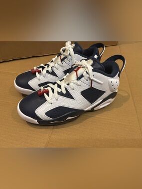 New Nike Air Jordan 6 Retro Golf Navy White Men's Size 7